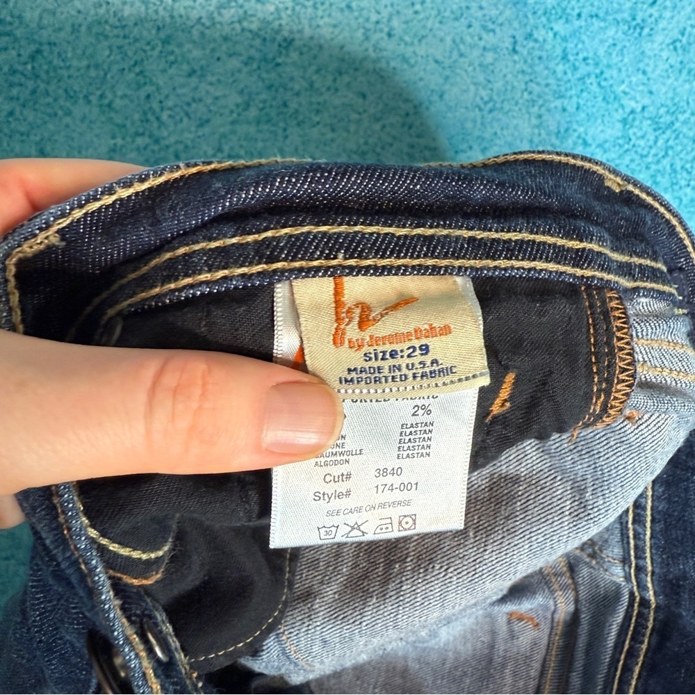 Women's Citizens of Humanity Jeans Sz 29 Low Rise Slim 30x25 Made In USA - Picture 10 of 15